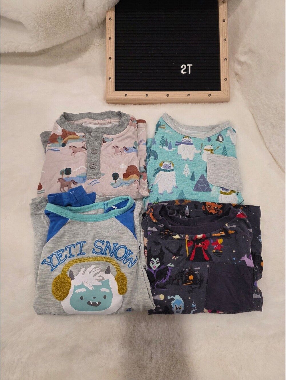 4 LS long sleeve shirts in 2T
